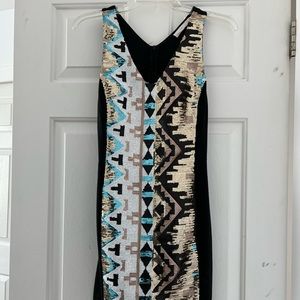 Lush medium sequin cutout dress